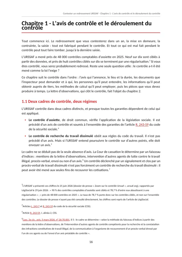 L'ouverture du chapitre 1